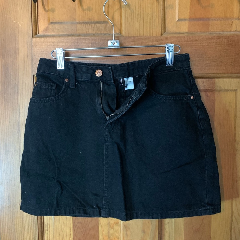 Black denim skit